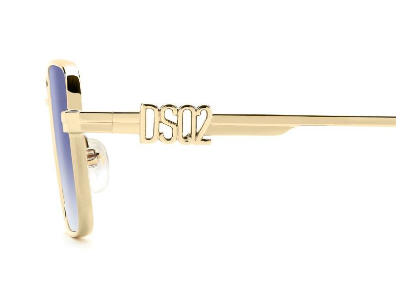 Dsquared2 D2 0104/S Dark Blue Square Men's Sunglasses