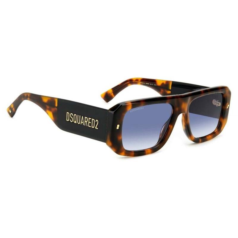 Dsquared2 D2 0107/S Dark Blue Square Men's Sunglasses 1 Pair