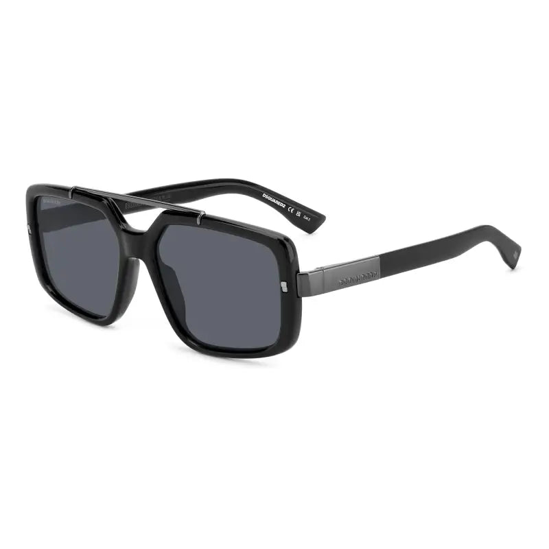 Dsquared2 D2 0120/S Grey Men's Sunglasses in Black 57mm