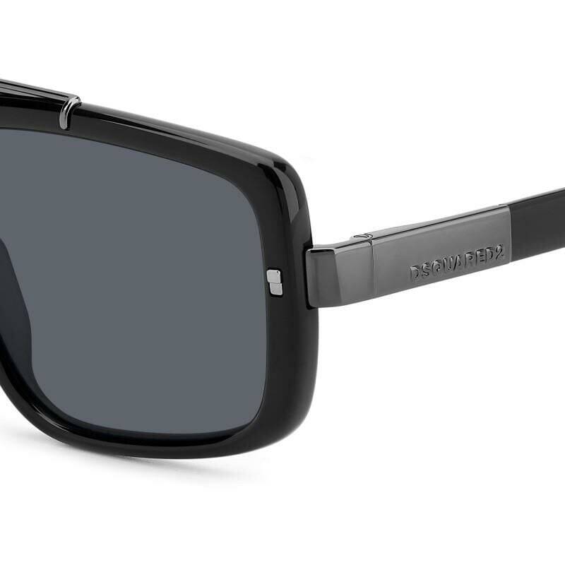 Dsquared2 D2 0120/S Grey Men's Sunglasses in Black 57mm