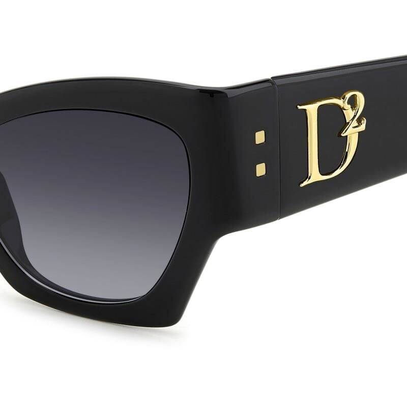 Dsquared2 Dark Grey Square Women's Sunglasses D2 0132/S