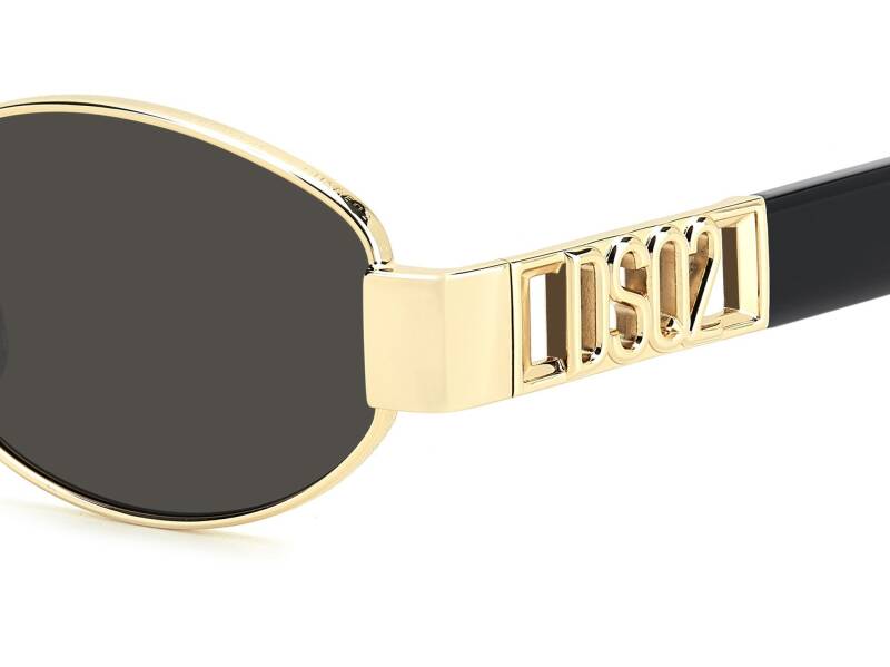 Dsquared2 D2 0155/S Grey Men's Rectangular Sunglasses 53mm