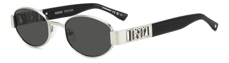 Dsquared2 D2 0155/S Grey Rectangular Men's Sunglasses 53mm