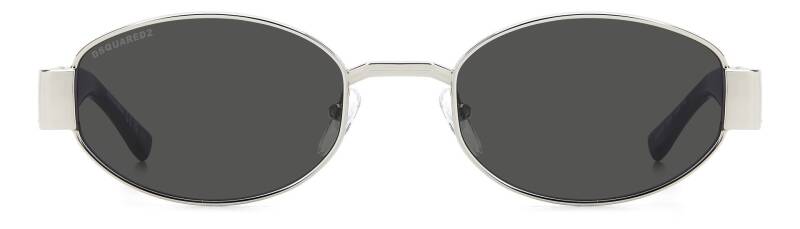 Dsquared2 D2 0155/S Grey Rectangular Men's Sunglasses 53mm