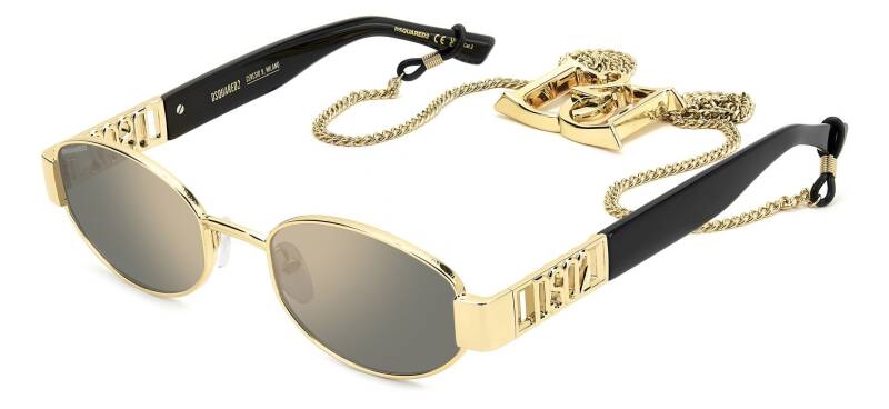Dsquared2 D2 0155/S/SE Grey Men's Square Sunglasses 53mm