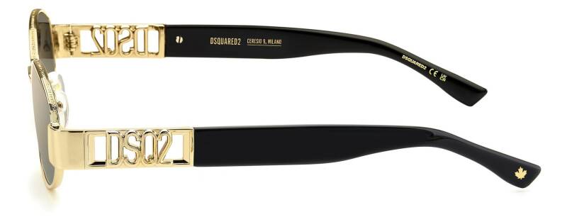 Dsquared2 D2 0155/S/SE Grey Men's Square Sunglasses 53mm