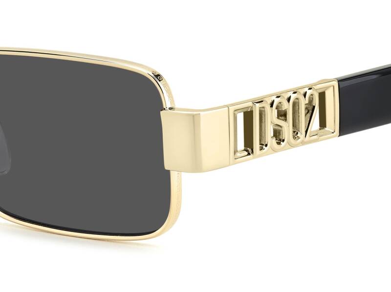 Dsquared2 D2 0156/S Grey Men's Rectangular Sunglasses 54mm