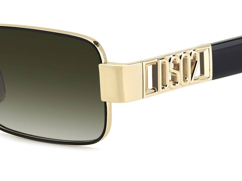 Dsquared2 D2 0156/S Green Rectangle Men's Sunglasses 54mm