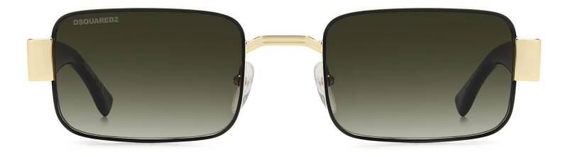 Dsquared2 D2 0156/S Green Rectangle Men's Sunglasses 54mm