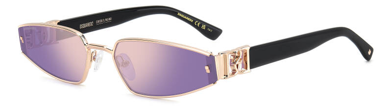 Dsquared2 D2 0168/S Gold Women's Sunglasses 61mm