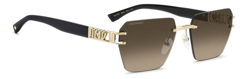 Dsquared2 D2 0173/S Brown Men's Sunglasses with Gold Frame 58mm