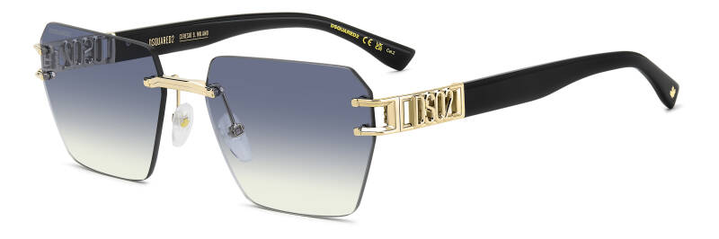Dsquared2 D2 0173/S Blue Lens Men's Sunglasses 58mm