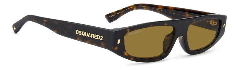 Dsquared2 D2 0184/G/S Brown Women's Designer Sunglasses 60mm