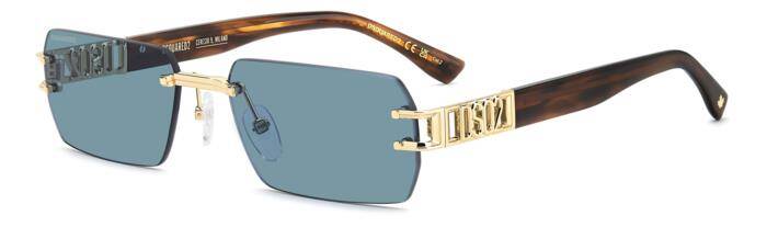 Dsquared2 D2 0189/S Men's Rectangular Sunglasses 57mm