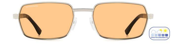 Dsquared2 D2 0192/S Men's Sunglasses with Rectangular Frame 58mm
