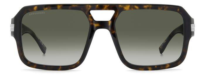 Dsquared2 D2 0197/S Men's Classic Square Sunglasses 57mm