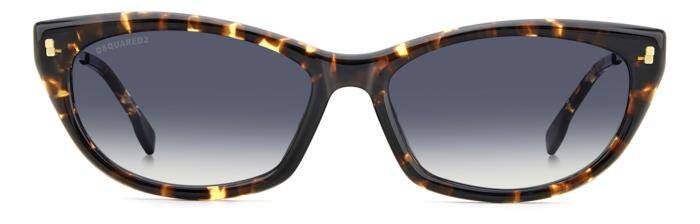 Dsquared2 D2 0209/G/S Women's Sunglasses with Tortoise Frame 57mm