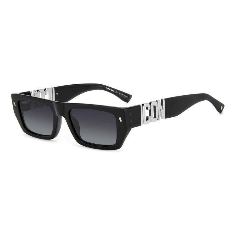 Dsquared2 Icon 0011/S Dark Grey Square Sunglasses for Men