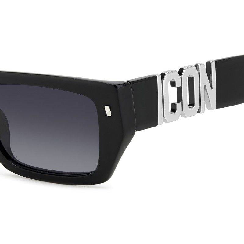 Dsquared2 Icon 0011/S Dark Grey Square Sunglasses for Men
