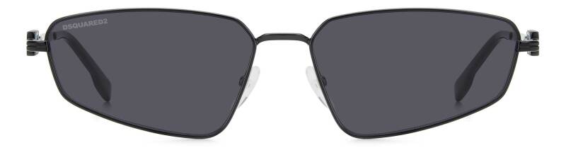 Dsquared2 Icon 0015/S Grey Lens Men's Sunglasses - Black