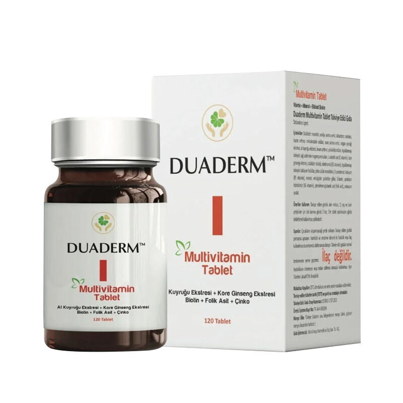 Duaderm Multivitamin Daily Dietary Supplement 120 Tablets