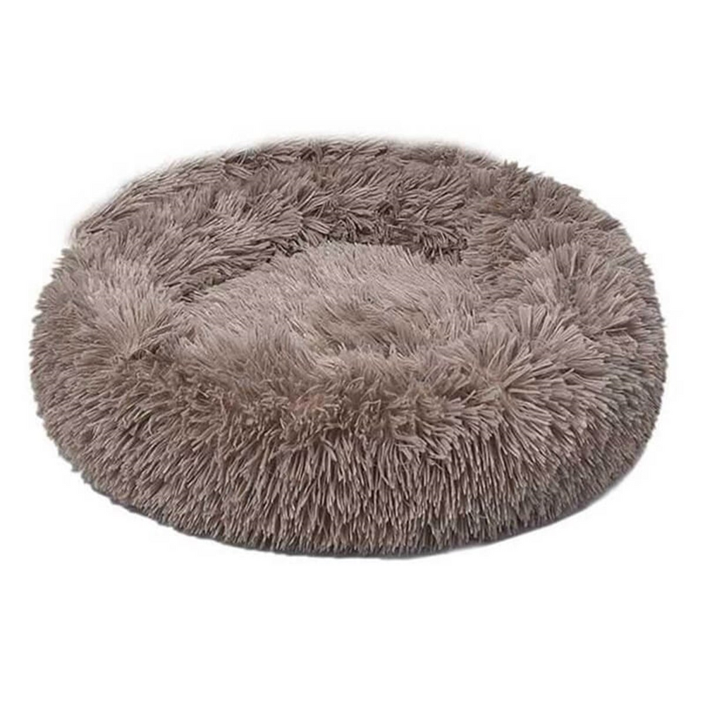 Dubex Ponchik Plush Donut Pet Bed Brown 50 cm