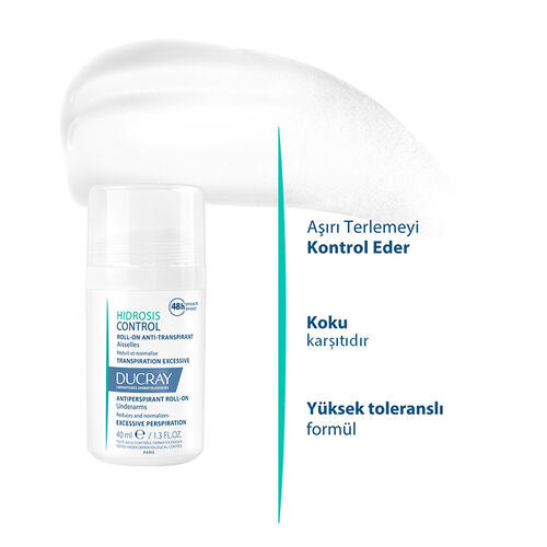 Ducray Hidrosis Control Roll-On Deodorant 40 ml