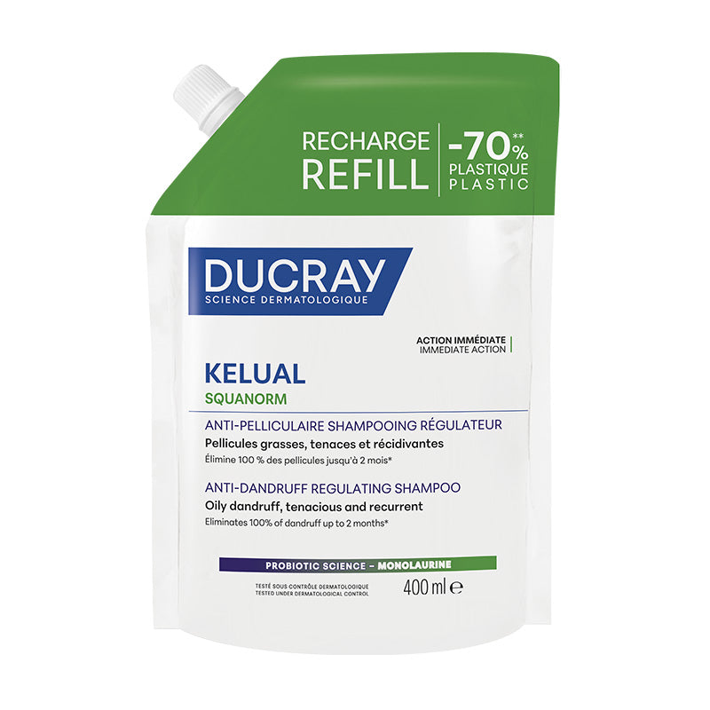 Ducray Squanorm Anti-Dandruff Shampoo for Oily Scalp Refill 400ml