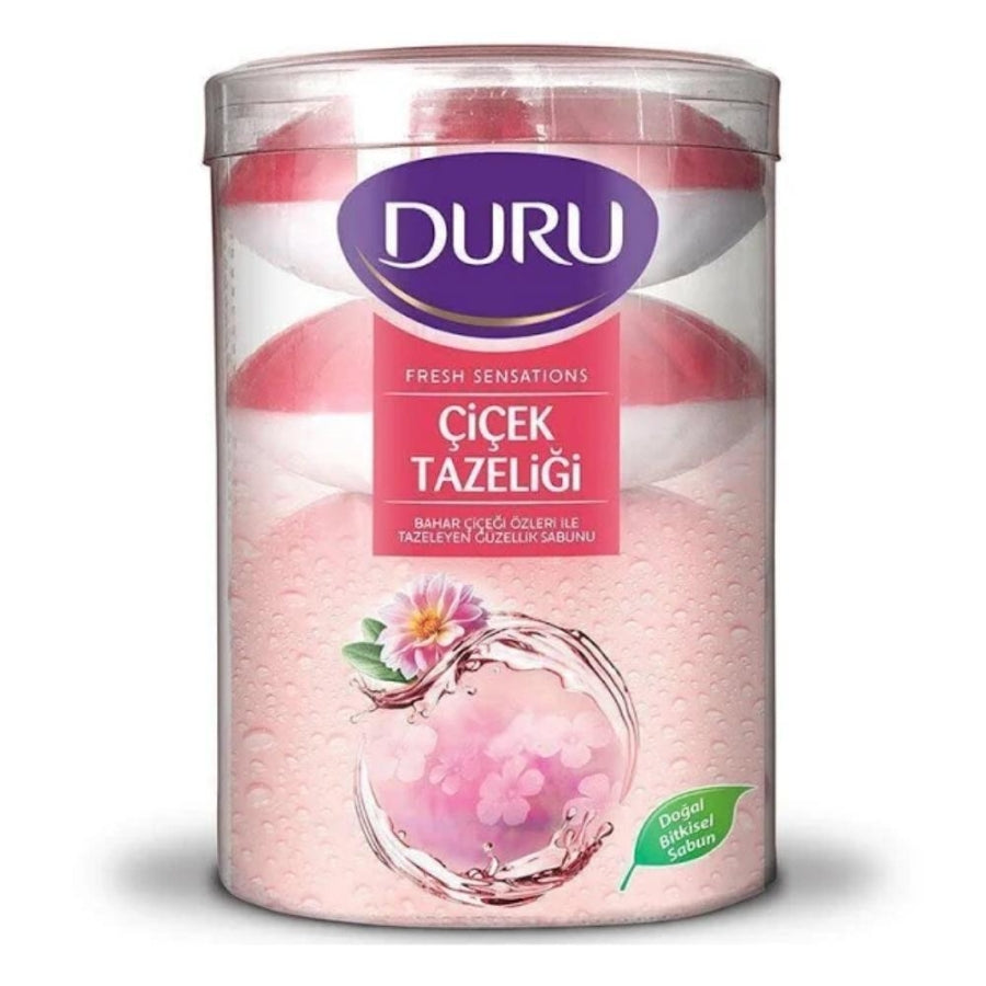 Duru Fresh Flower Scented Bar Soap 4x100g