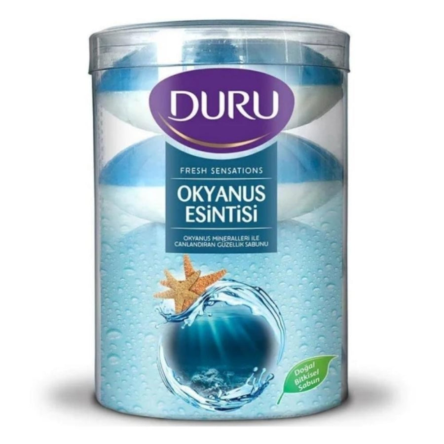 Duru Ocean Freshness Bar Soap Refreshing Clean 4x100g