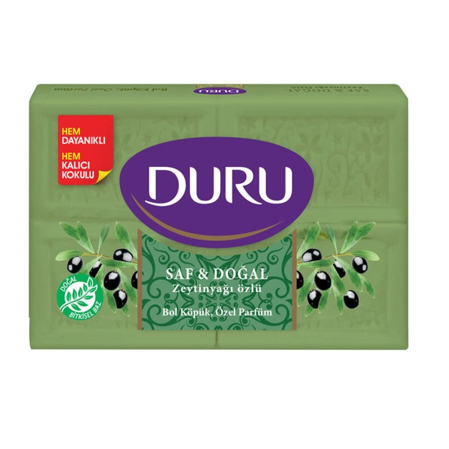 Duru Pure & Natural Olive Oil Soap Bar Pack 4x150g