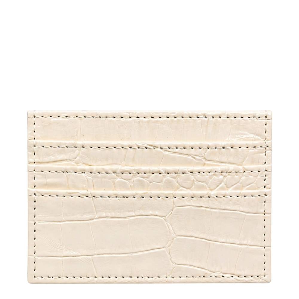 Duru Vega Mink Croco Card Holder Slim Wallet