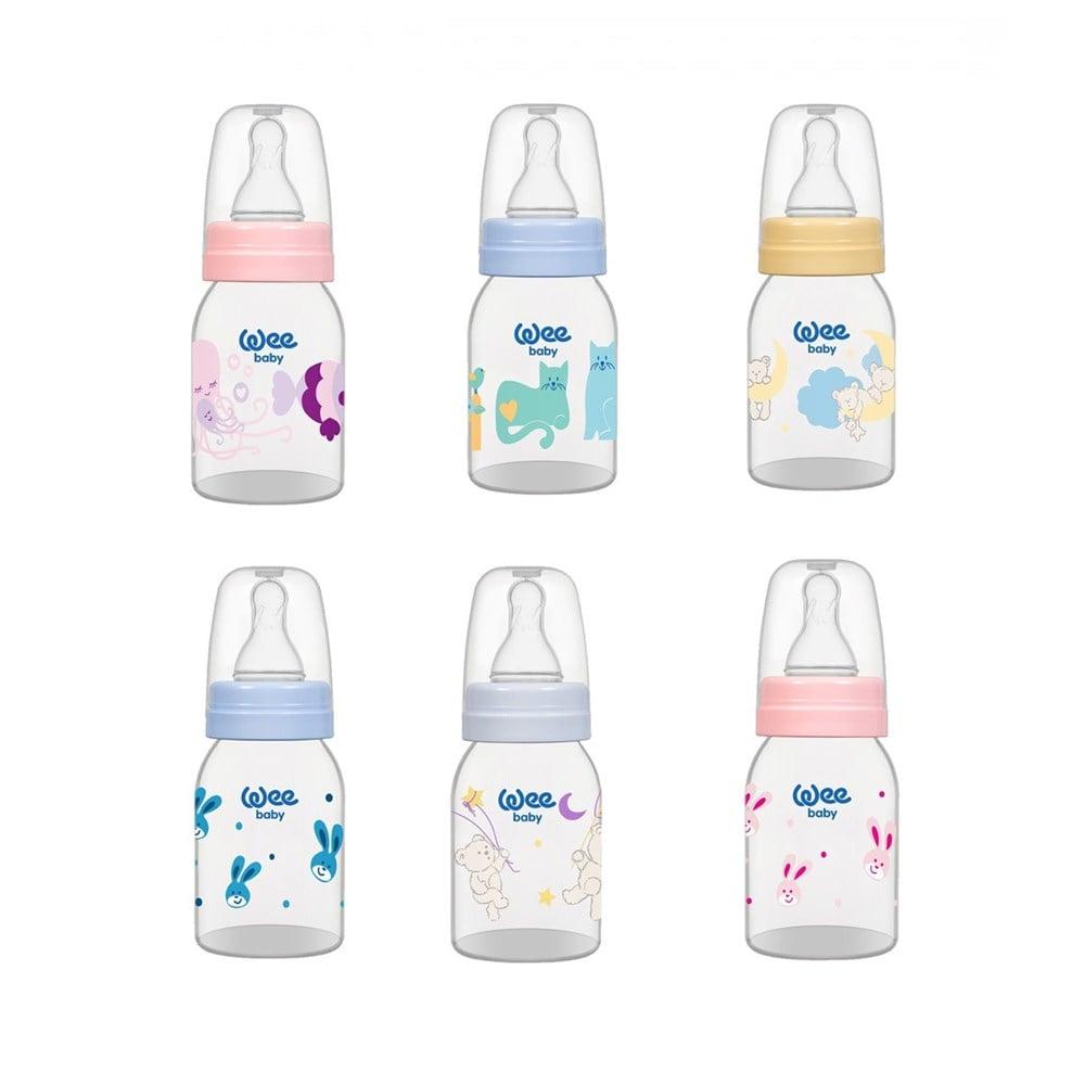 Wee Baby PP Biberon 125 ml - Silicone Nipple Baby Bottle for Newborns and Infants Wee Baby PP Biberon 125 ml - Natural Feeding Baby Bottle Baby Bottle, Wee Baby PP Biberon, Silicone Nipple Baby Bottle, 125 ml Baby Bottle, Portable Baby Bottle, Newborn Essentials, Infant Care, Feeding Solutions, Parenting Must-Haves