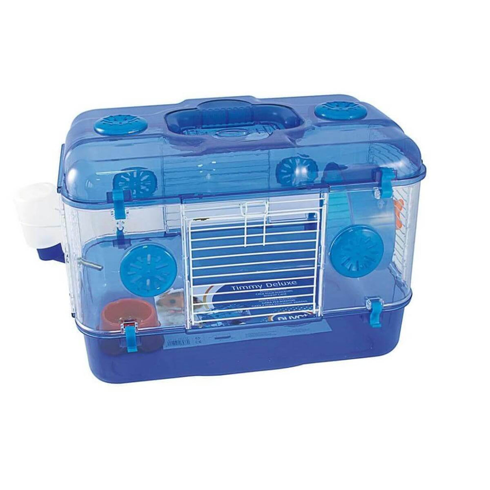 Duvo+ Cage Deluxe Timmy Hamster Habitat with Accessories 39cm