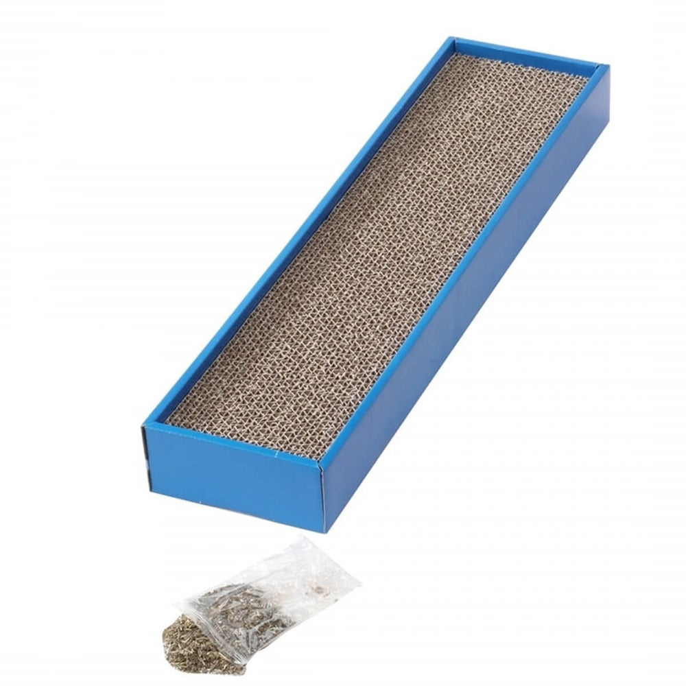 Duvo+ Cardboard Scratcher with Catnip, 50cm for Cats