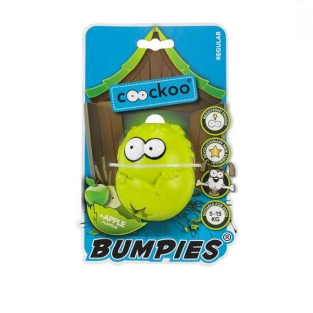 Duvo+ Coockoo Bumpies Durable Rubber Dog Toy Small Green
