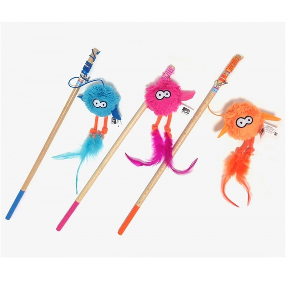 Duvo+ Coockoo Jumpy Fishing Rod Interactive Cat Toy 40 cm