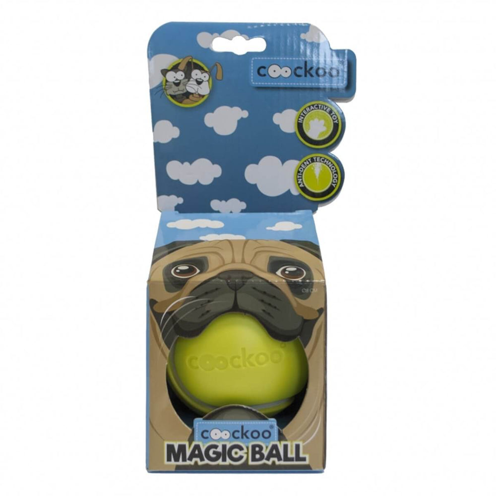 Duvo+ Coockoo Magic Ball Dog Toy Interactive Moving Ball 8.6 cm Lime