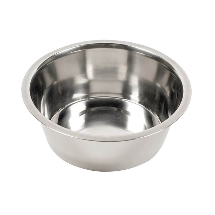 Duvo+ Deep Stainless Steel Pet Bowl for Cats and Small Dogs 11 cm
