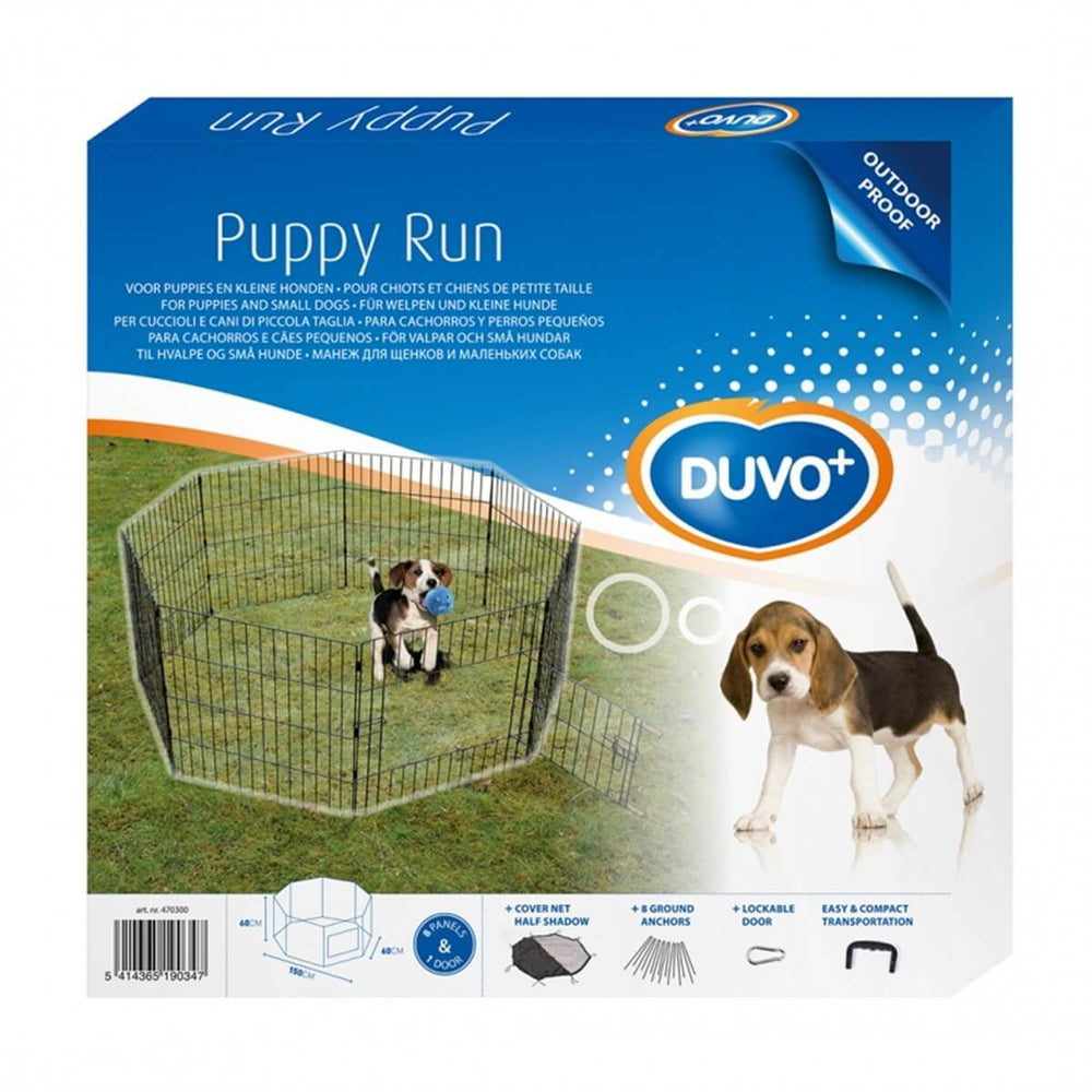 Duvo+ Puppy Run Training Pen for Small Dogs 60x60cm