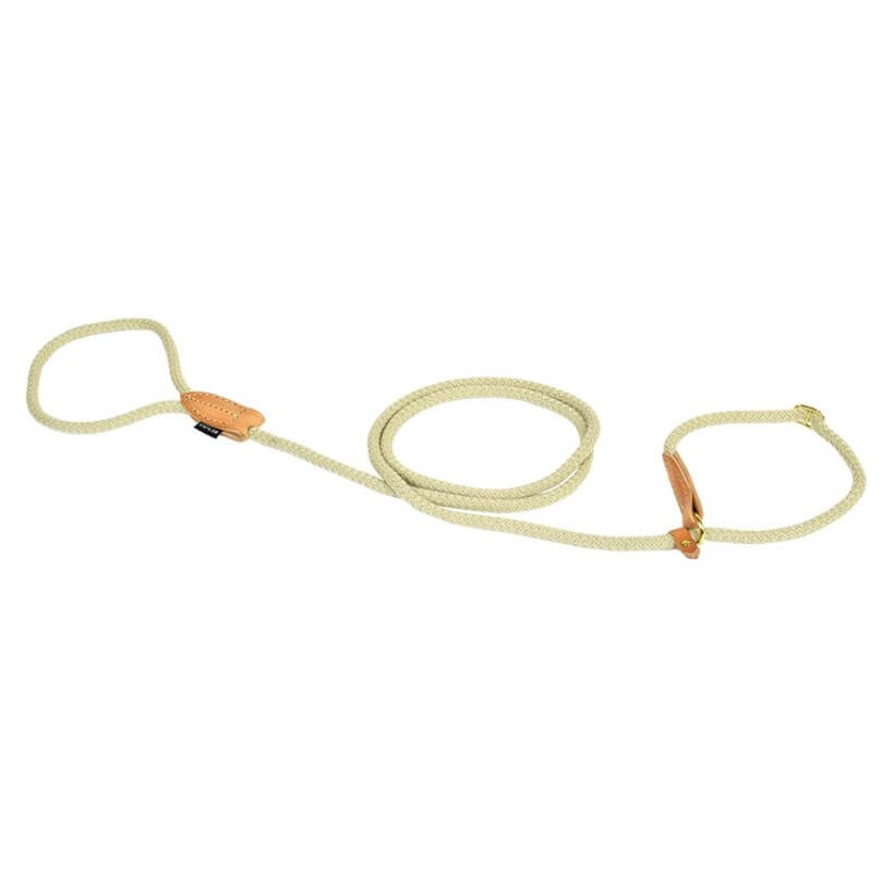 Duvo+ Dog Training & Walking Leash Beige 170 cm / 8 mm - Durable Nylon