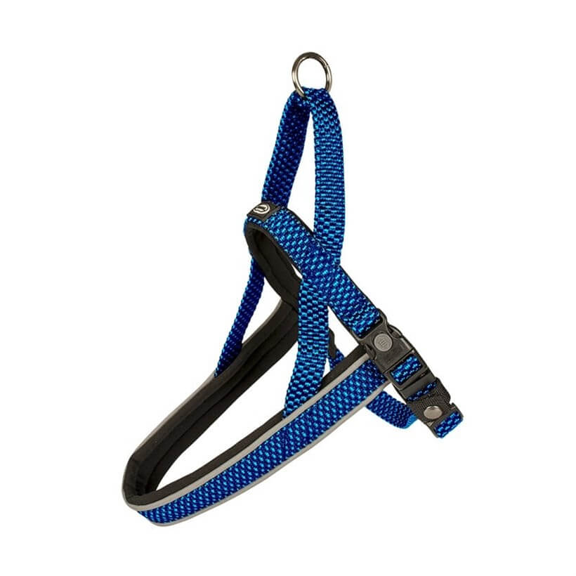 Duvo+ Explor Blue Dog Harness Weather-Resistant 50-65cm