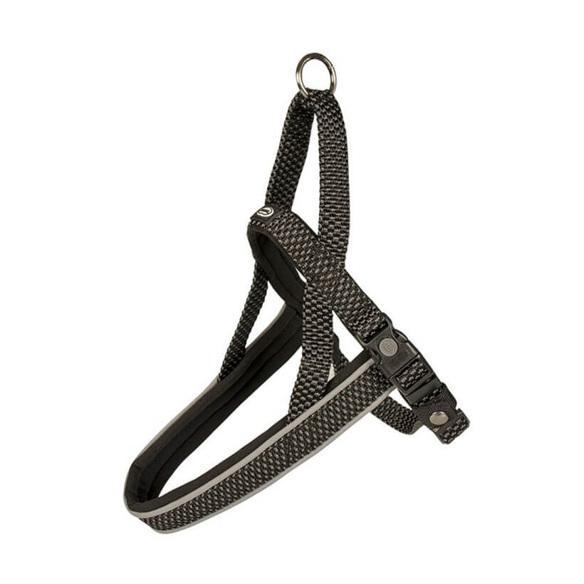Duvo+ Explor Dog Harness Weather Resistant Black 40-50cm