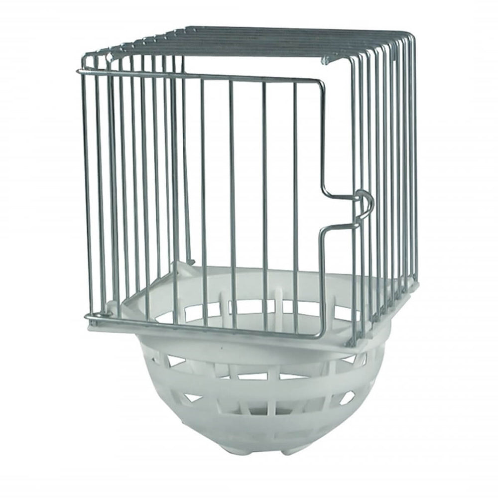 Duvo+ Bird Nest Box with Metal Cage, Easy Wall Mount, 10x11x16 cm