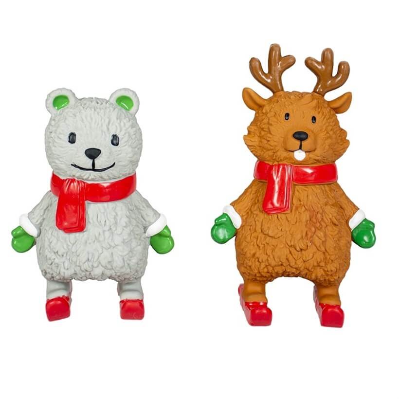 Duvo+ Latex Christmas Figures Squeaky Dog Toy 16-19 cm