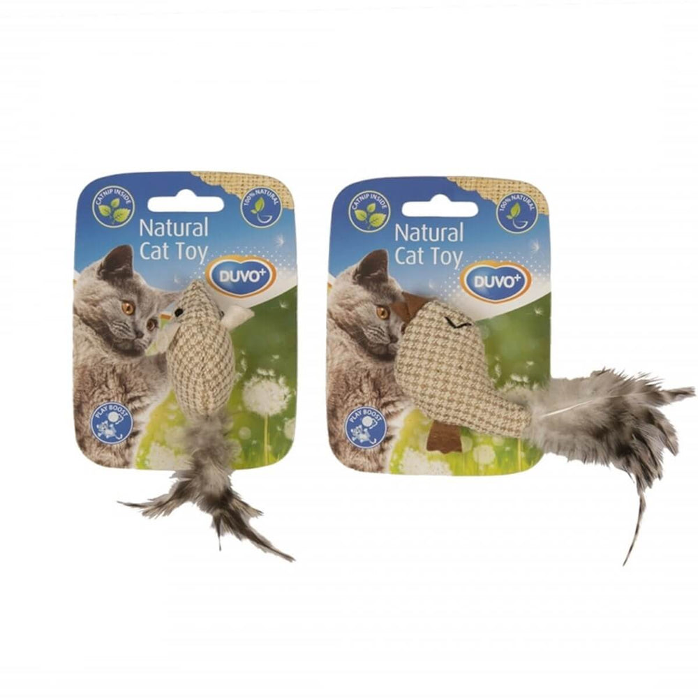 Duvo+ Nature Natural Cat Toy with Catmint and Feathers