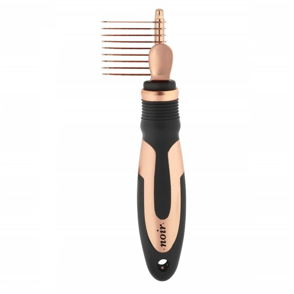 Duvo+ Noir Dematting Comb for Painless Tangle Removal