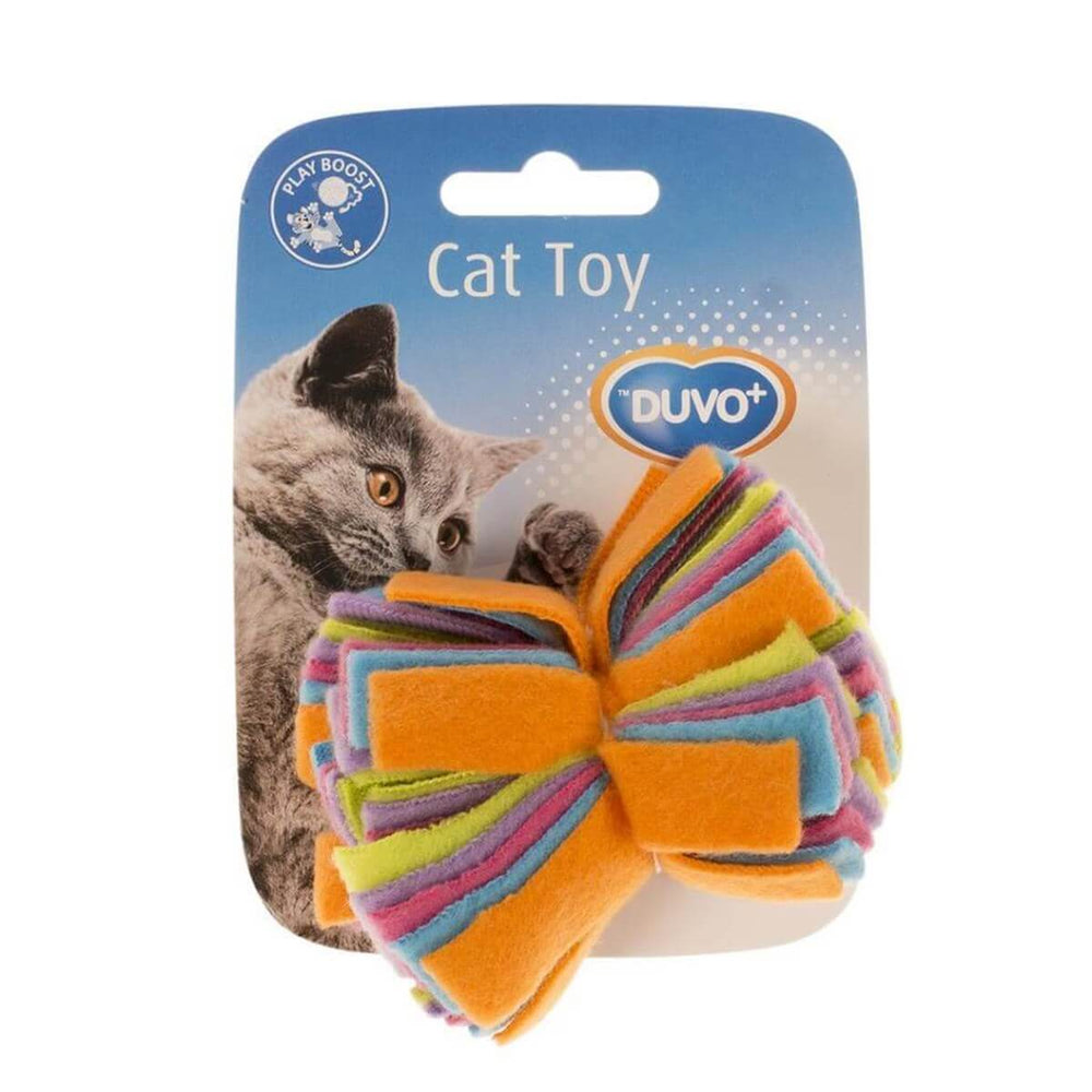Duvo+ Pompom Ball Cat Toy Soft Felt Chase Toy 1 Piece