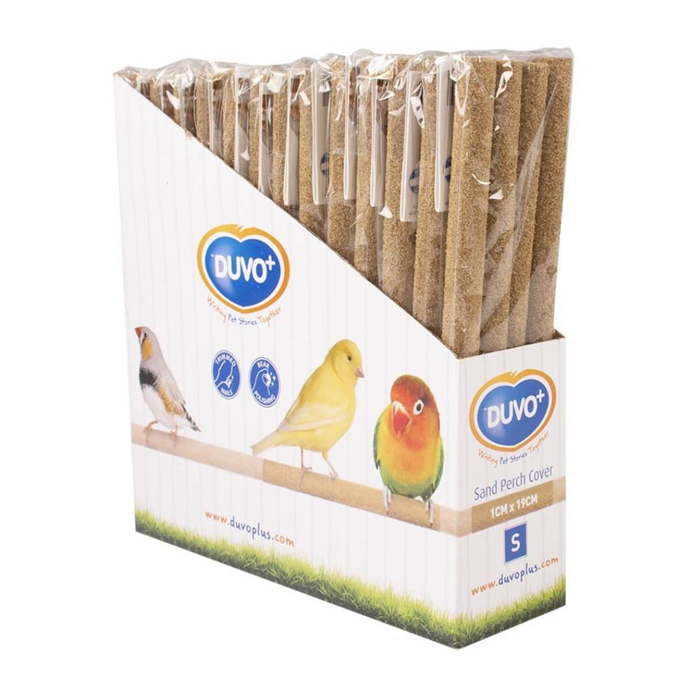 Duvo+ Sand Perch Covers for Birds Grooming & Grip Small