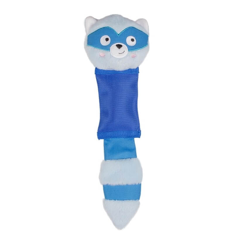 Duvo+ Raccoon Squeaky Bite Pillow Dog Toy 42 cm